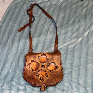 Patricia Nash Tooled Leather Crossbody/Shoulder Bag